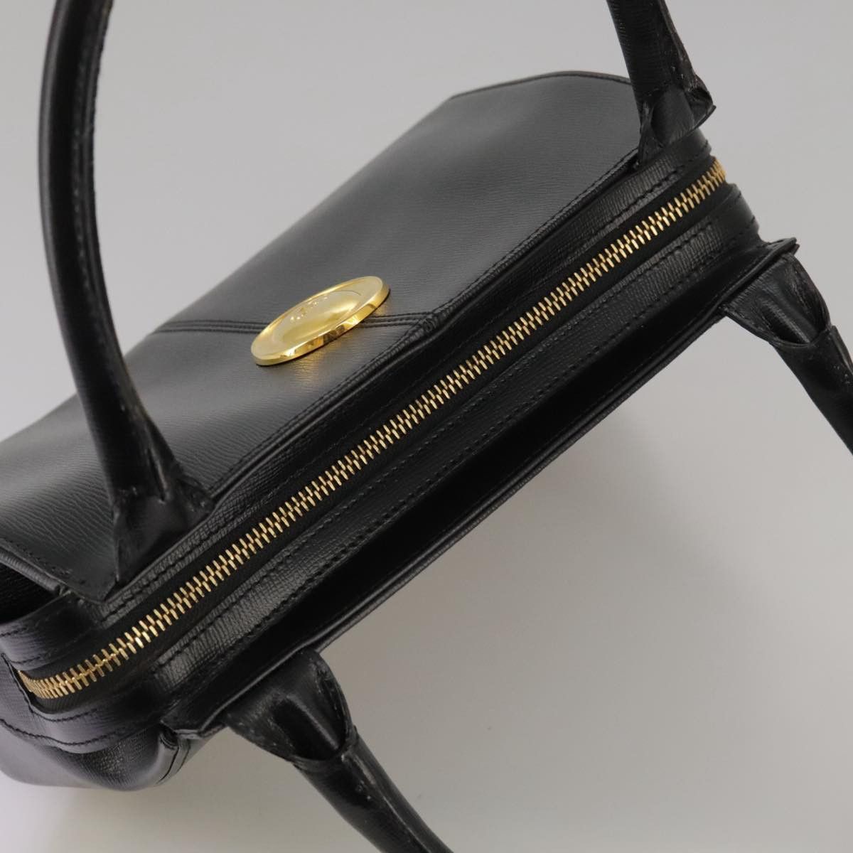 Dior Cd Black Leather Handbag (Pre-Owned) Size ONE SIZE - 13 Thumbnail
