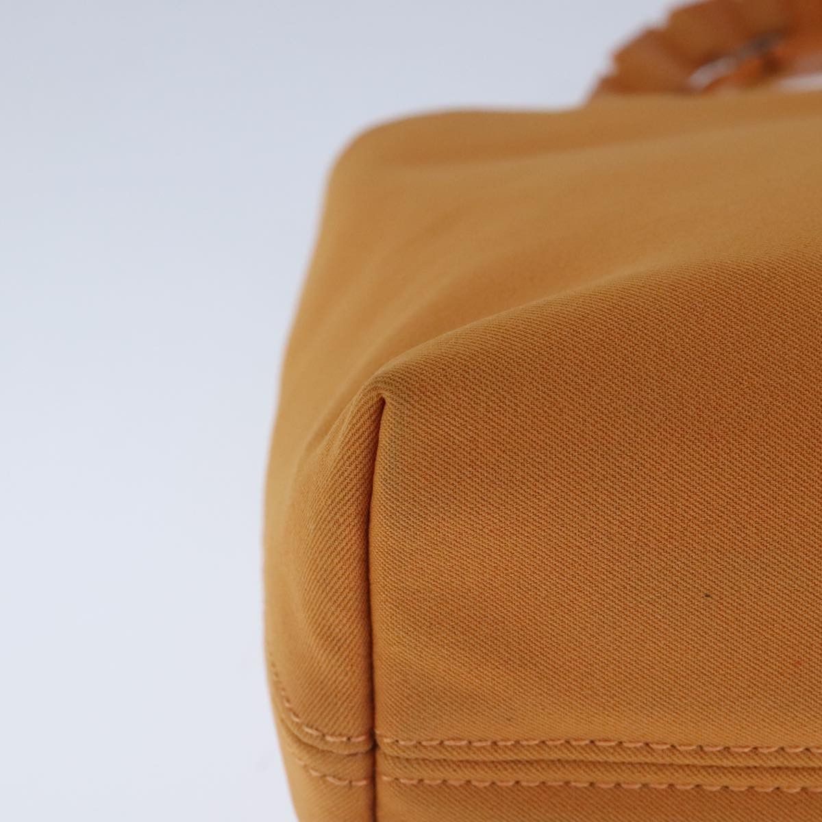 Salvatore Ferragamo Vara Orange Canvas Handbag (Pre-Owned) Size ONE SIZE - 15 Thumbnail