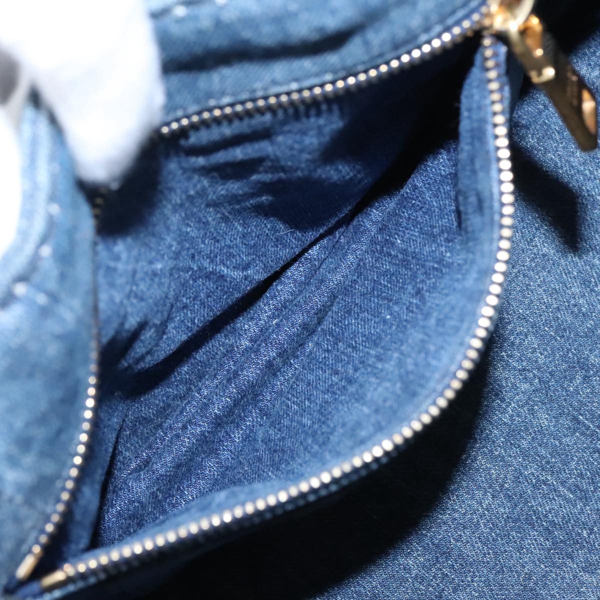 Prada Canapa Blue Denim - Jeans Tote Bag (Pre-Owned) Size ONE SIZE - 19 Thumbnail