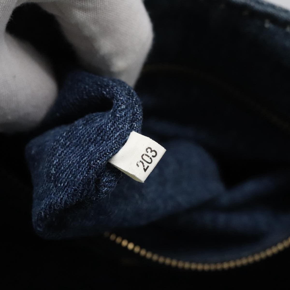 Prada Canapa Blue Denim - Jeans Tote Bag (Pre-Owned) Size ONE SIZE - 9 Thumbnail