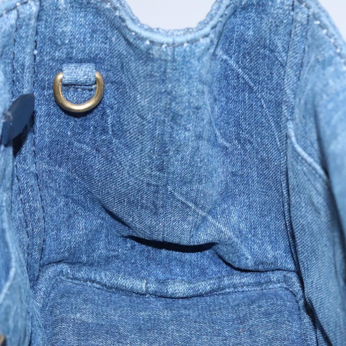 Prada Canapa Blue Denim - Jeans Tote Bag (Pre-Owned) Size ONE SIZE - 18 Thumbnail