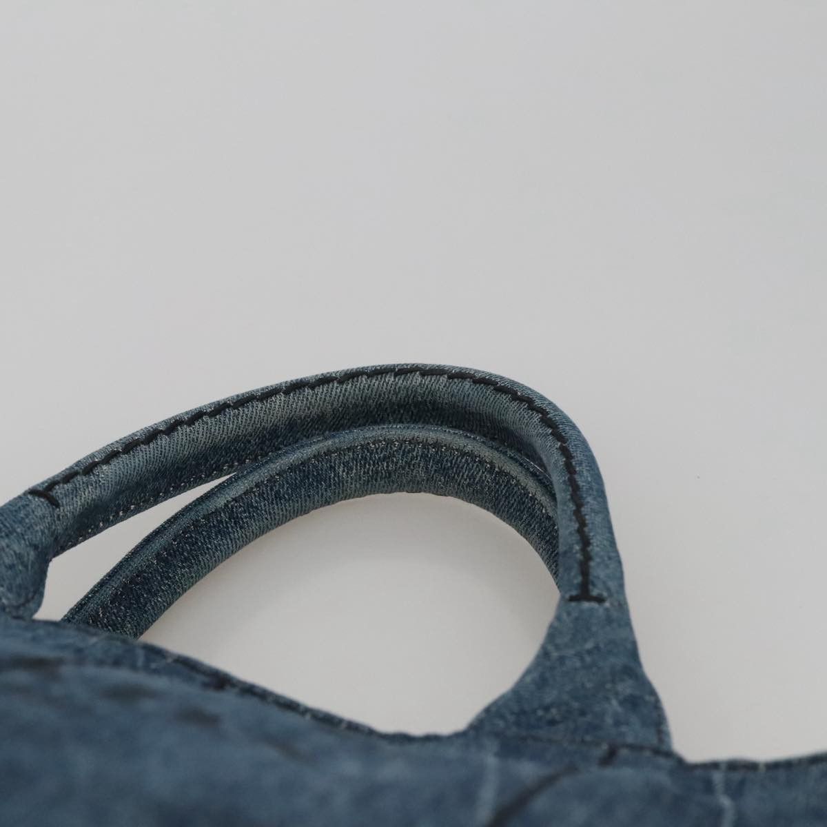 Prada Canapa Blue Denim - Jeans Tote Bag (Pre-Owned) Size ONE SIZE - 13 Thumbnail