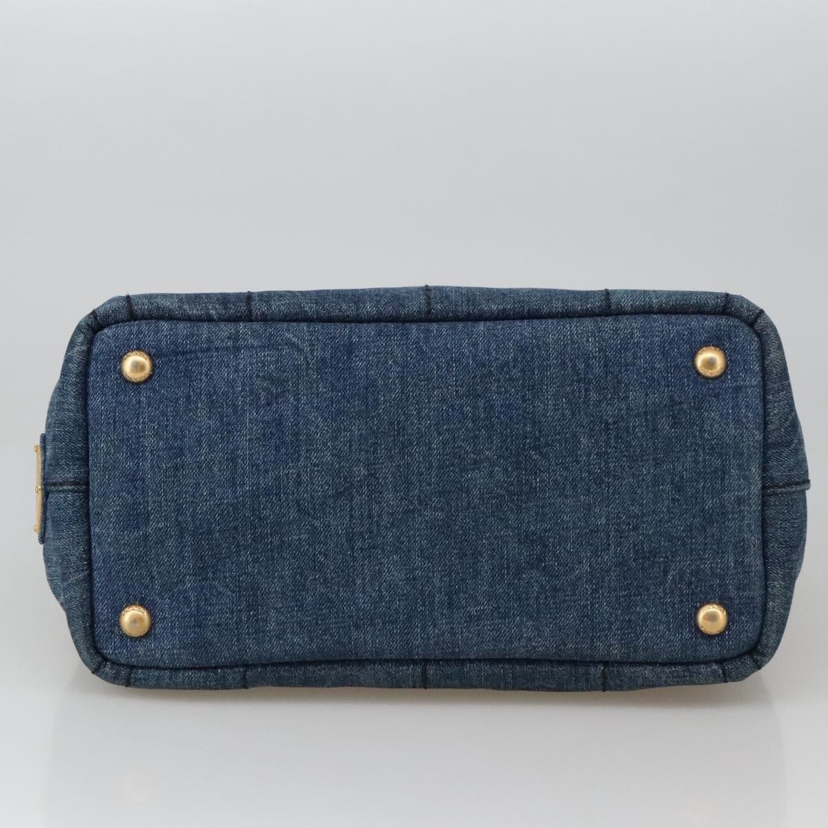 Prada Canapa Blue Denim - Jeans Tote Bag (Pre-Owned) Size ONE SIZE - 5 Thumbnail