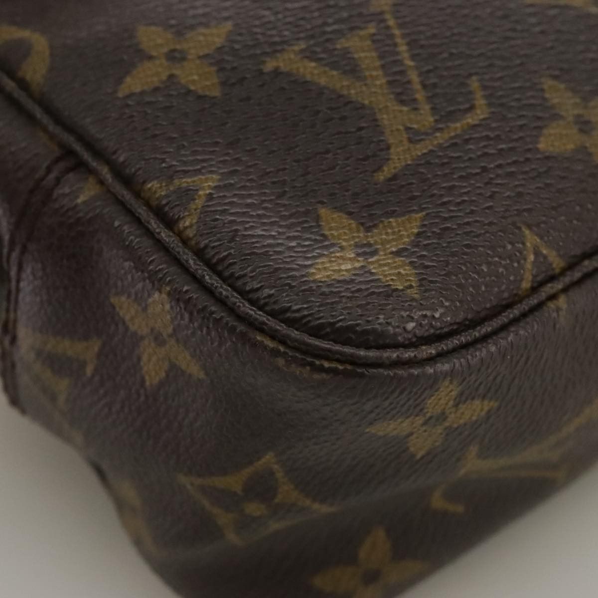 Louis Vuitton Trousse De Toilette Brown Canvas Clutch Bag (Pre-Owned) Size ONE SIZE - 7 Thumbnail