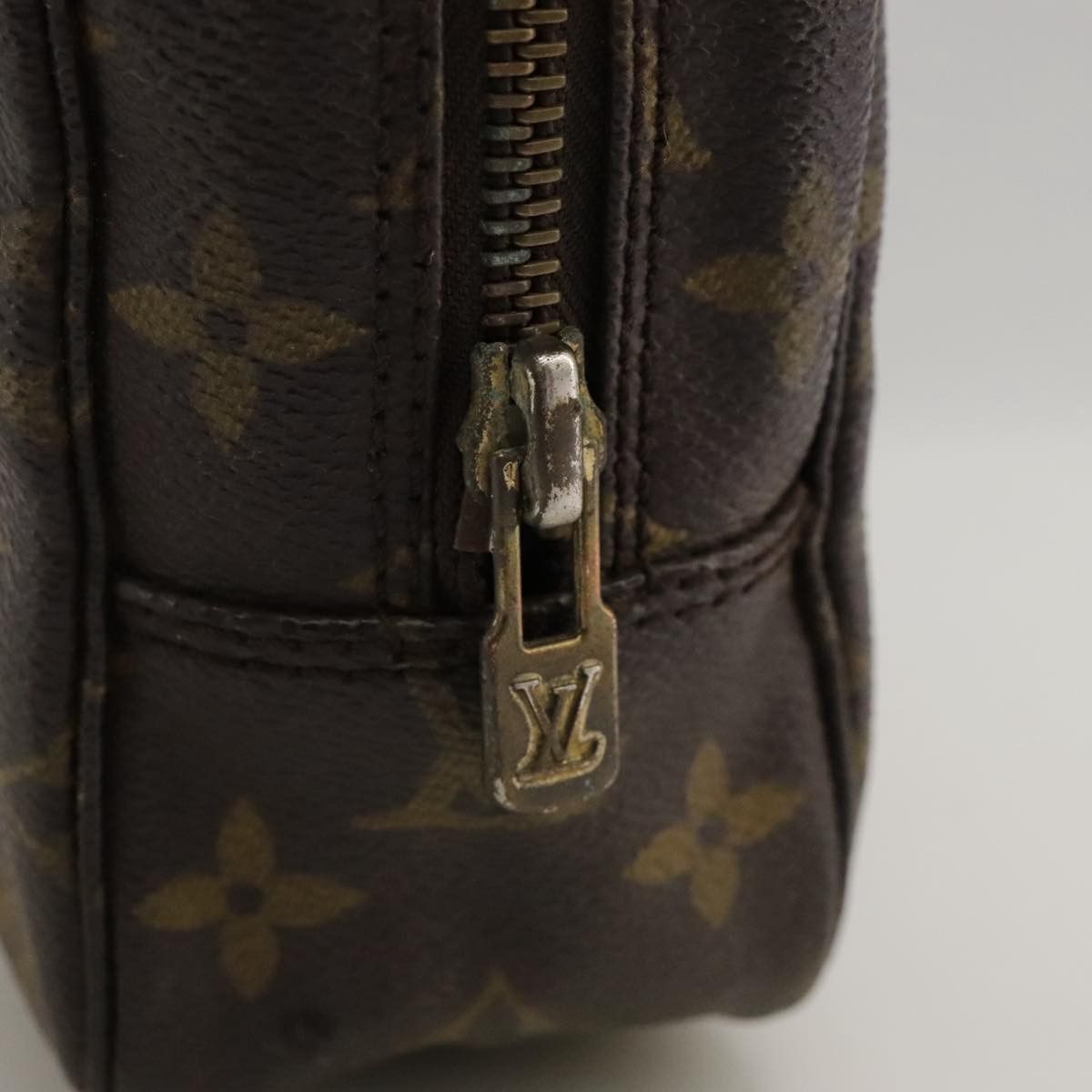 Louis Vuitton Trousse De Toilette Brown Canvas Clutch Bag (Pre-Owned) Size ONE SIZE - 11 Thumbnail