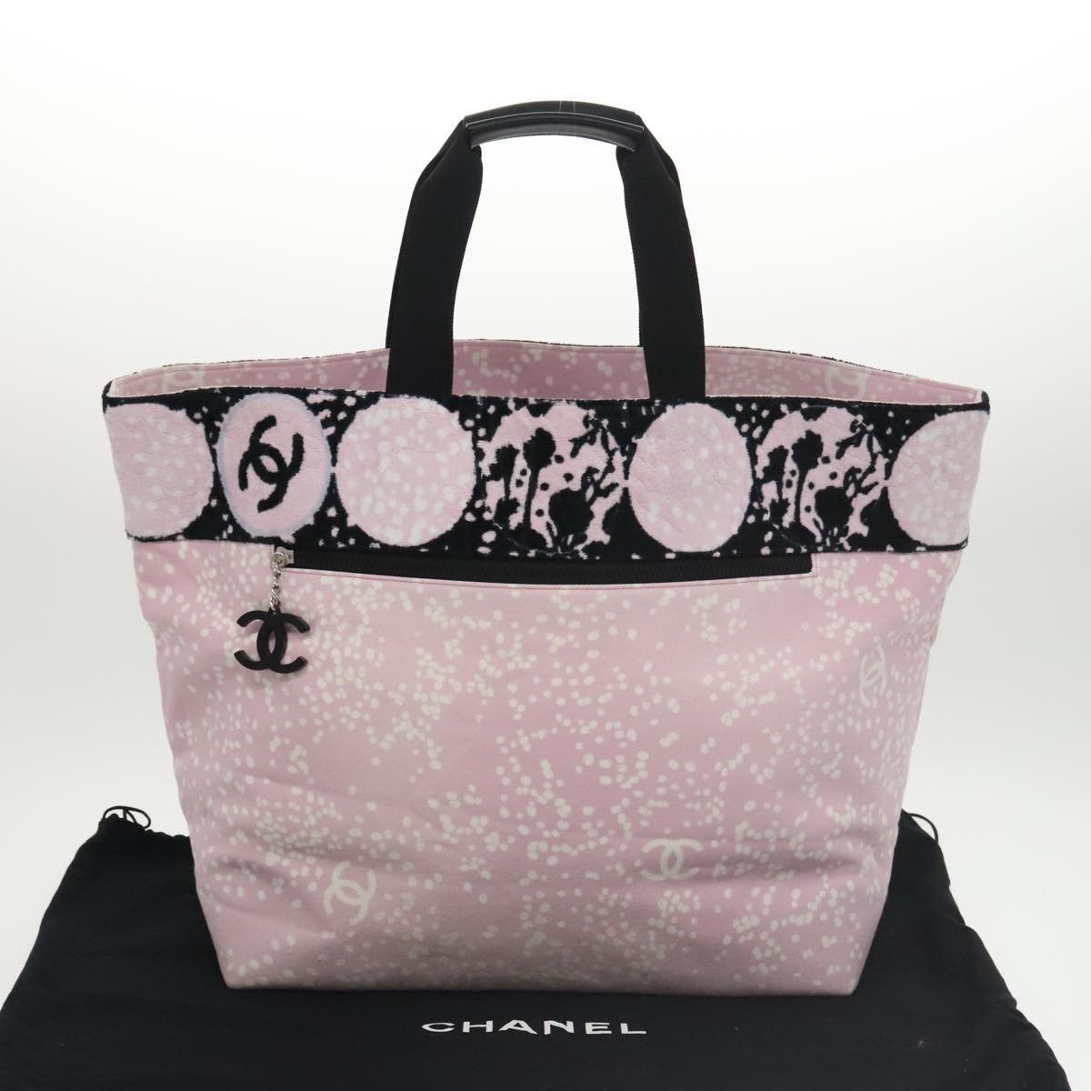 Chanel Shopping Pink Canvas Tote Bag (Pre-Owned) Size ONE SIZE - 12 Thumbnail
