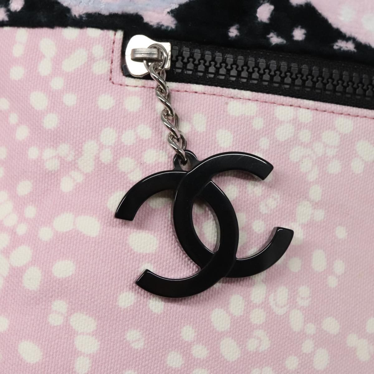 Chanel Shopping Pink Canvas Tote Bag (Pre-Owned) Size ONE SIZE - 7 Thumbnail