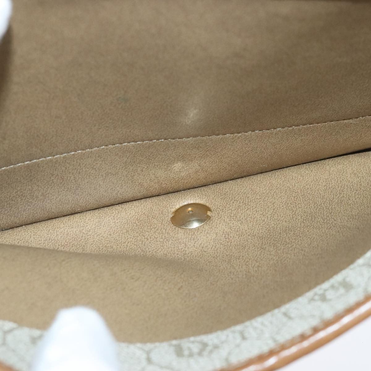Dior Honeycomb Beige Canvas Shoulder Bag (Pre-Owned) Size ONE SIZE - 8 Thumbnail