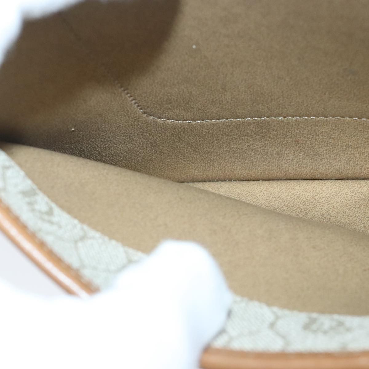 Dior Honeycomb Beige Canvas Shoulder Bag (Pre-Owned) Size ONE SIZE - 19 Thumbnail