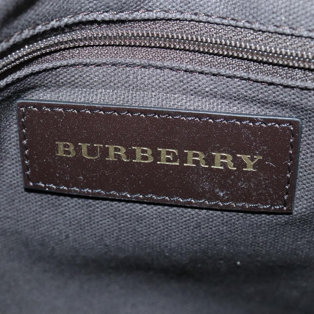 Burberry Nova Check Beige Canvas Handbag (Pre-Owned) Size ONE SIZE - 9 Thumbnail