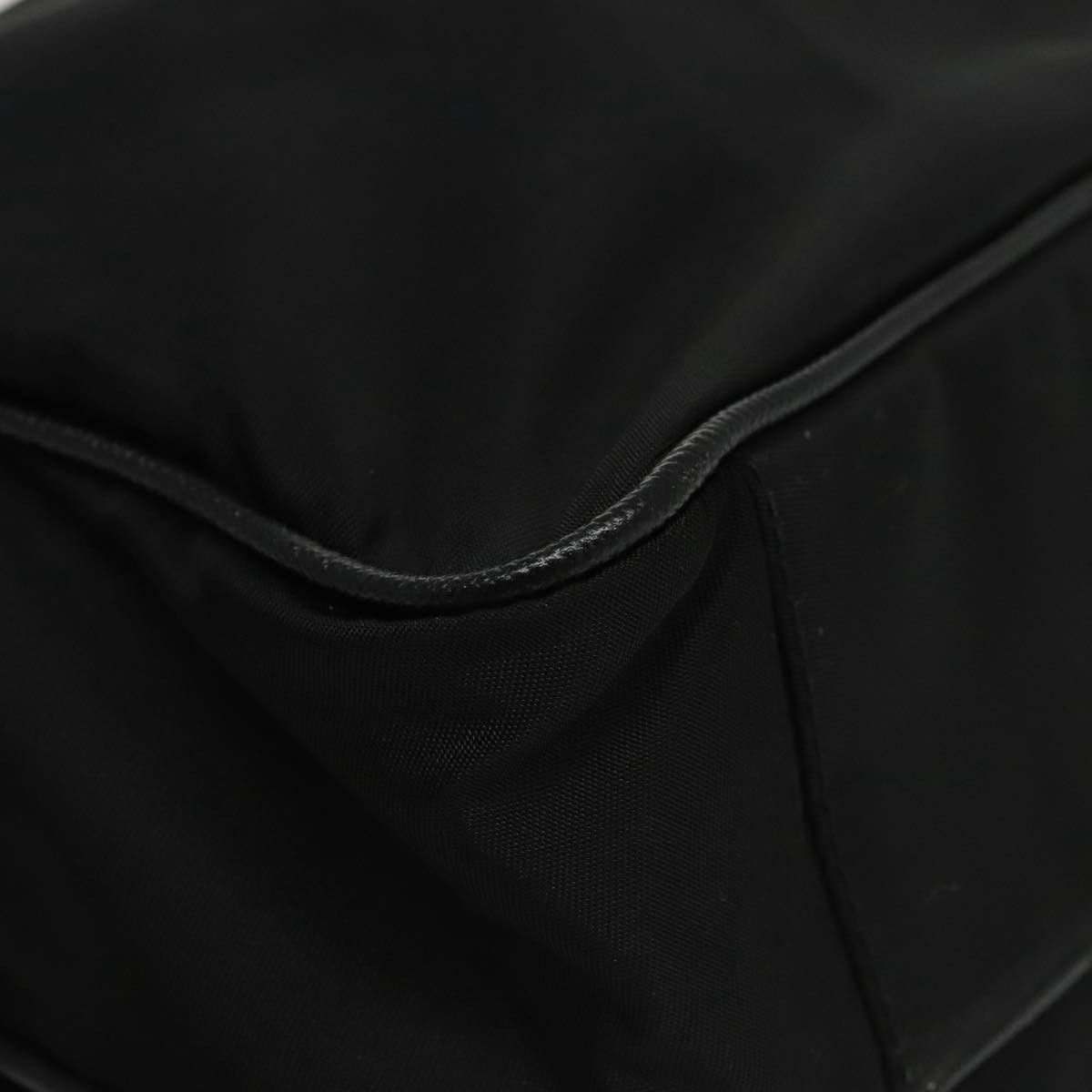 Prada Triangle Logo Black Synthetic Shoulder Bag (Pre-Owned) Size ONE SIZE - 7 Thumbnail