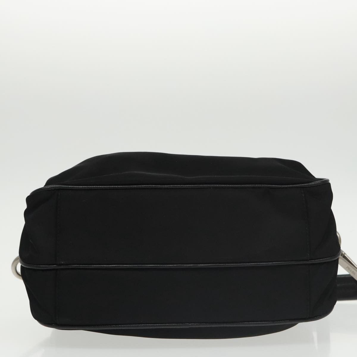 Prada Triangle Logo Black Synthetic Shoulder Bag (Pre-Owned) Size ONE SIZE - 19 Thumbnail