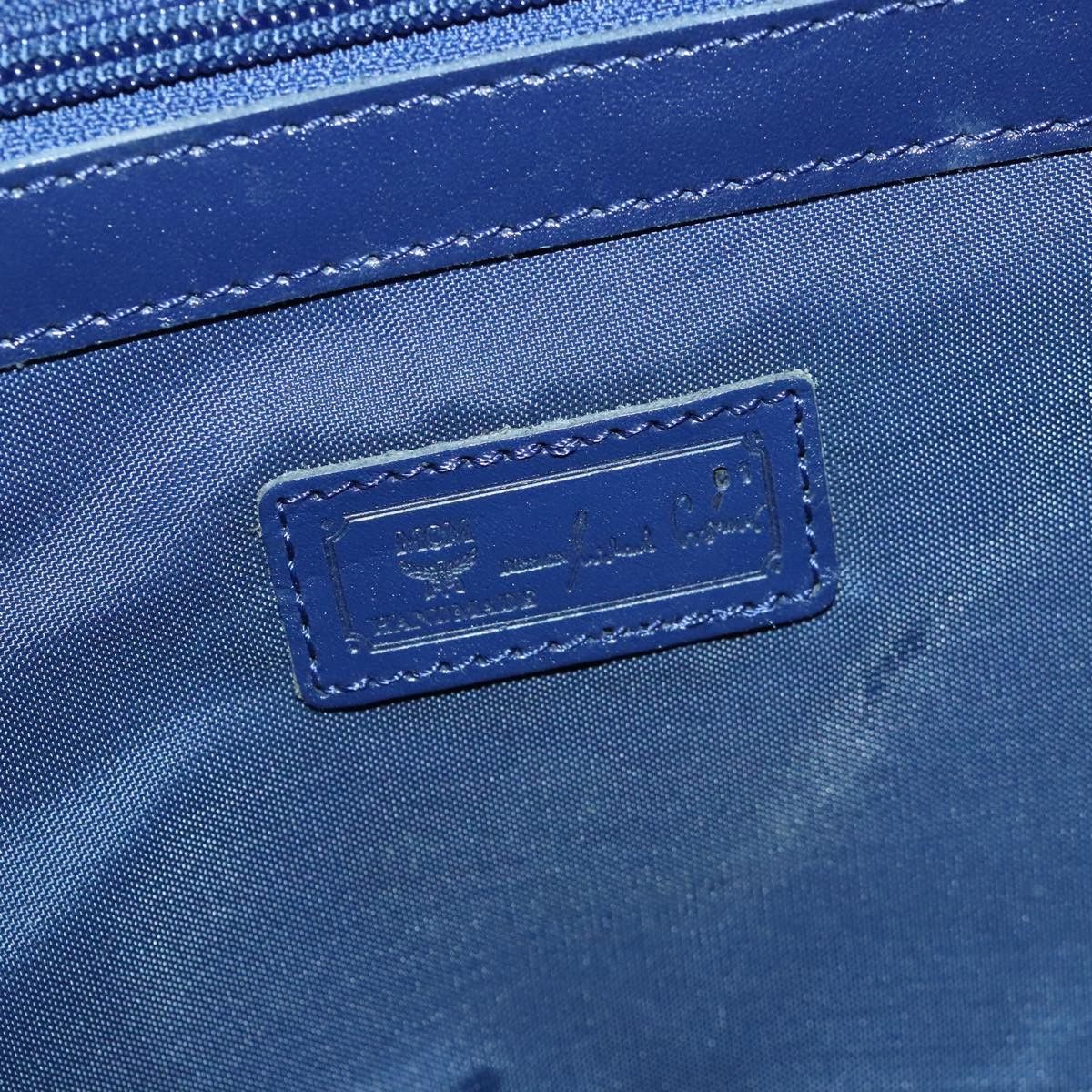 MCM Navy Synthetic Tote Bag (Pre-Owned) Size ONE SIZE - 12 Thumbnail