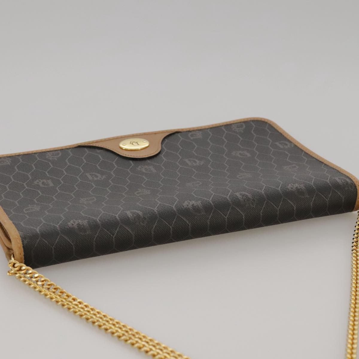 Dior Honeycomb Black Canvas Shoulder Bag (Pre-Owned) Size ONE SIZE - 13 Thumbnail