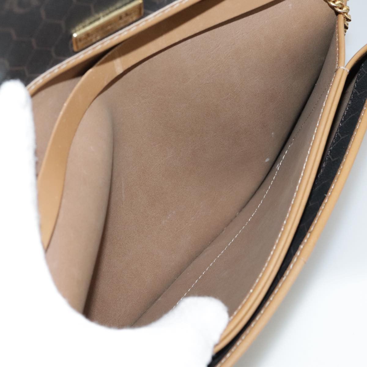 Dior Honeycomb Black Canvas Shoulder Bag (Pre-Owned) Size ONE SIZE - 8 Thumbnail