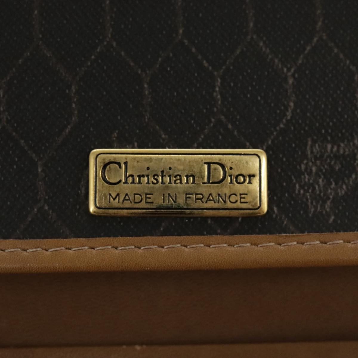 Dior Honeycomb Black Canvas Shoulder Bag (Pre-Owned) Size ONE SIZE - 9 Thumbnail