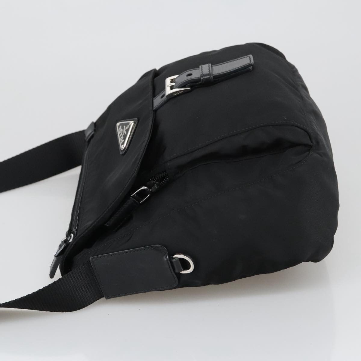 Prada Re-Nylon Black Synthetic Shoulder Bag (Pre-Owned) Size ONE SIZE - 4 Thumbnail