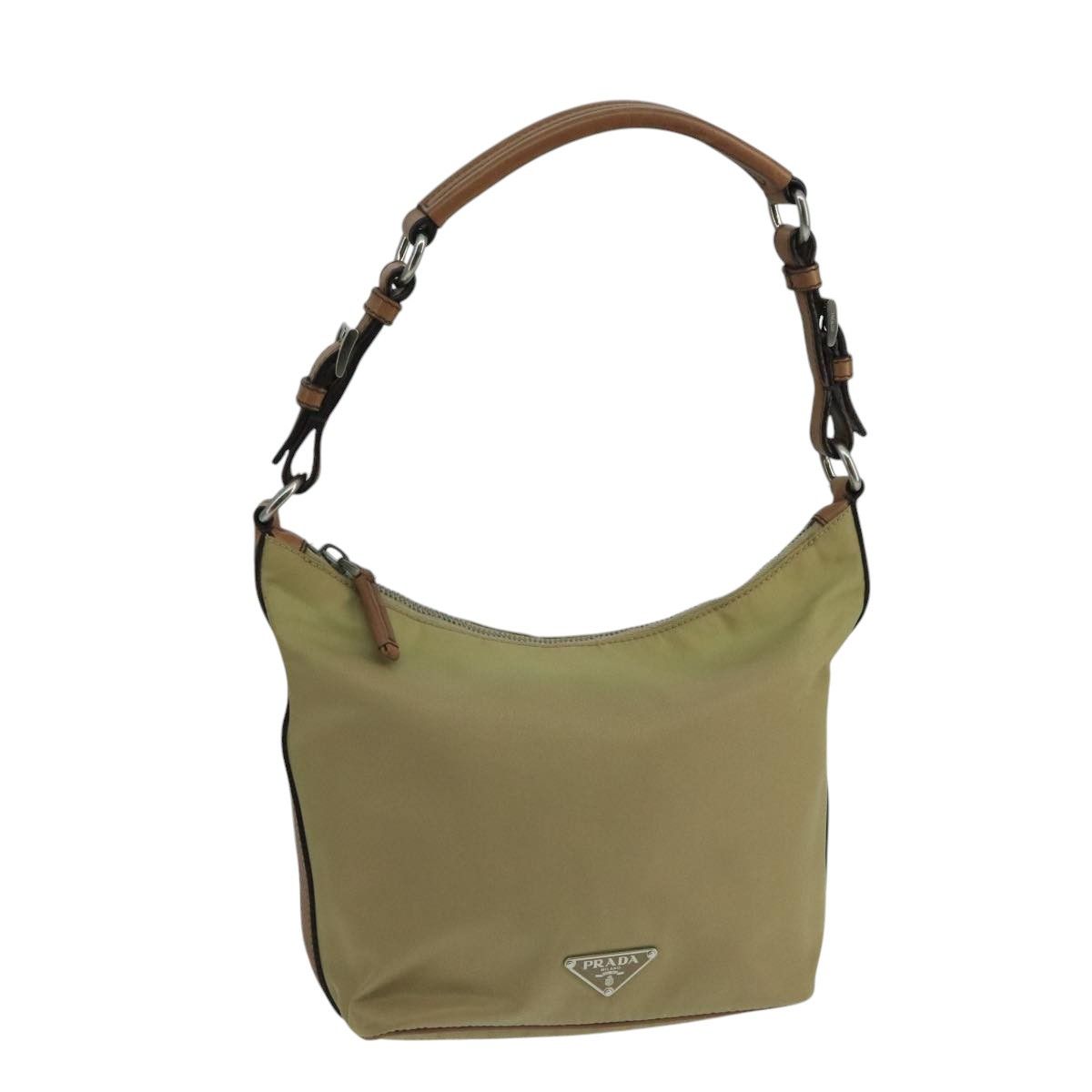 Prada Re-Nylon Beige Synthetic Shoulder Bag (Pre-Owned) Size ONE SIZE - 17 Thumbnail