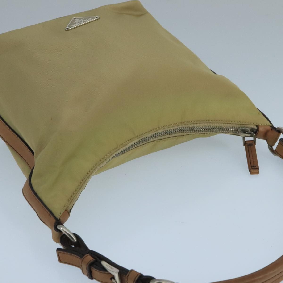 Prada Re-Nylon Beige Synthetic Shoulder Bag (Pre-Owned) Size ONE SIZE - 5 Thumbnail