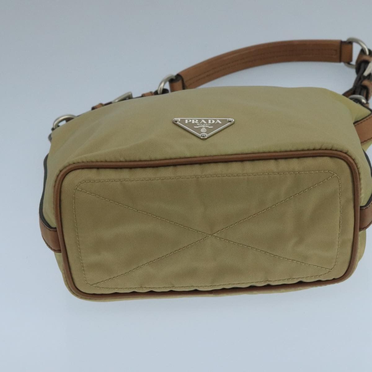 Prada Re-Nylon Beige Synthetic Shoulder Bag (Pre-Owned) Size ONE SIZE - 18 Thumbnail
