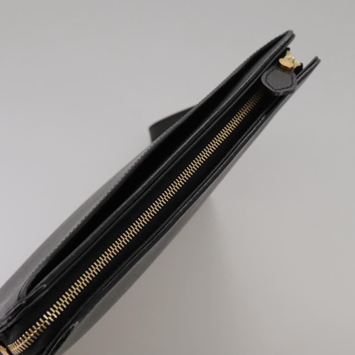 Burberry Black Leather Clutch Bag (Pre-Owned) Size ONE SIZE - 10 Thumbnail