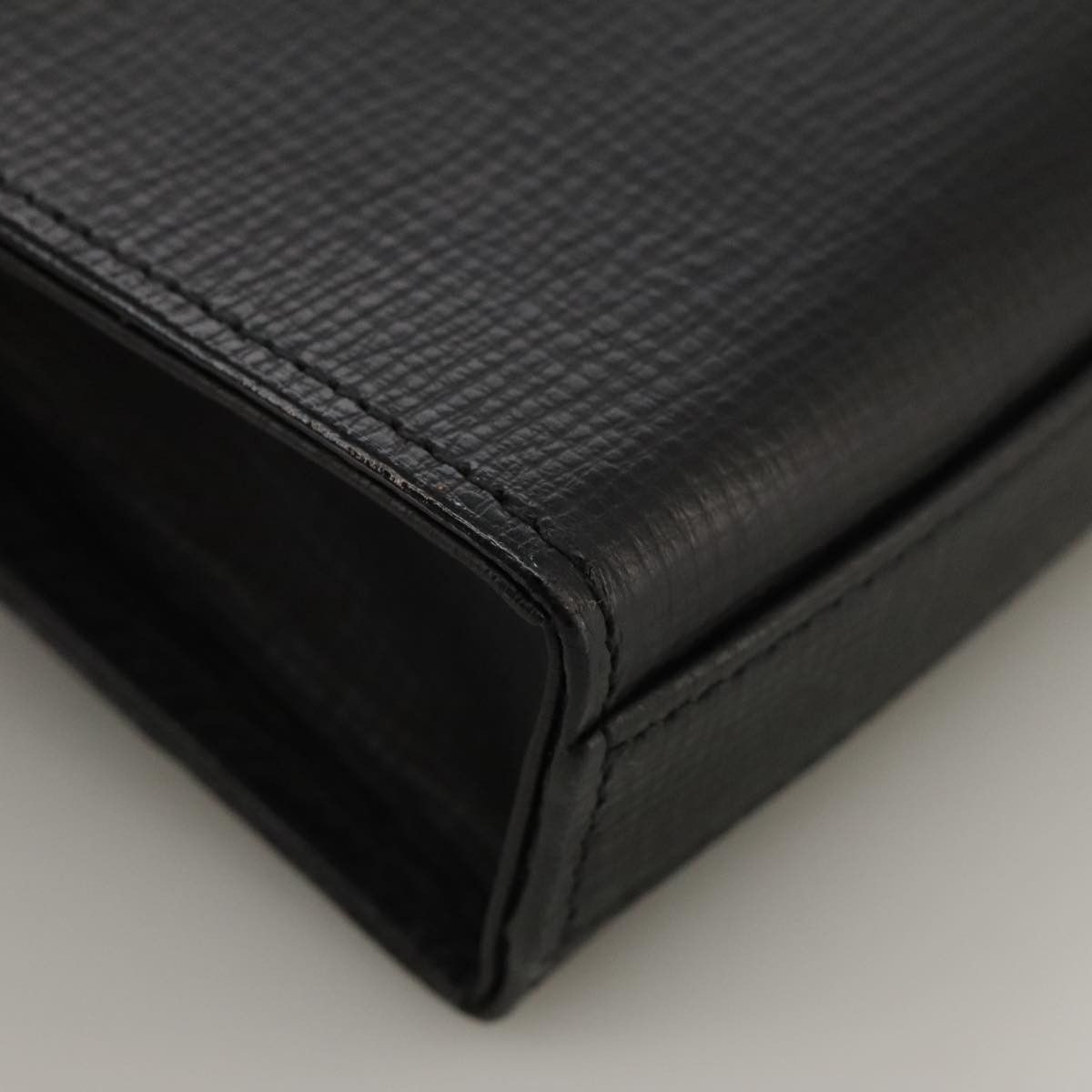 Burberry Black Leather Clutch Bag (Pre-Owned) Size ONE SIZE - 6 Thumbnail
