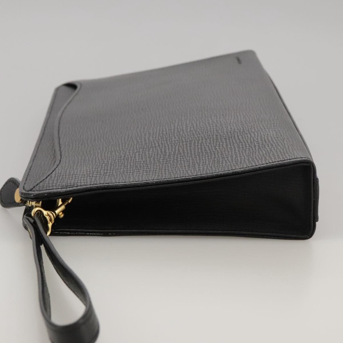 Burberry Black Leather Clutch Bag (Pre-Owned) Size ONE SIZE - 3 Thumbnail