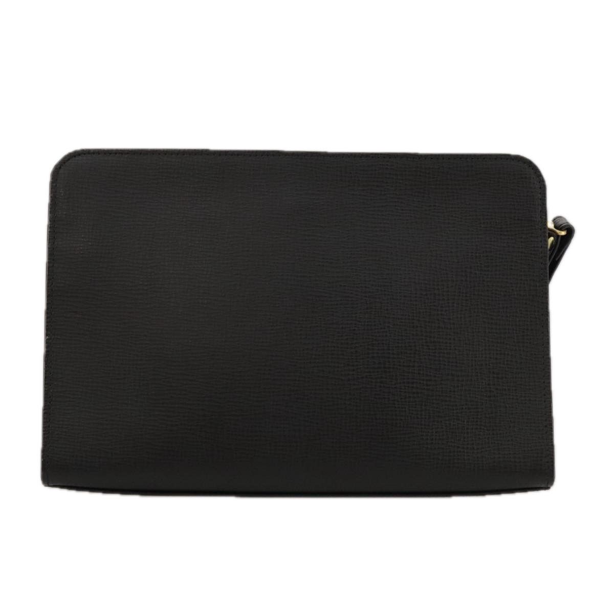 Burberry Black Leather Clutch Bag (Pre-Owned) Size ONE SIZE - 2 Thumbnail