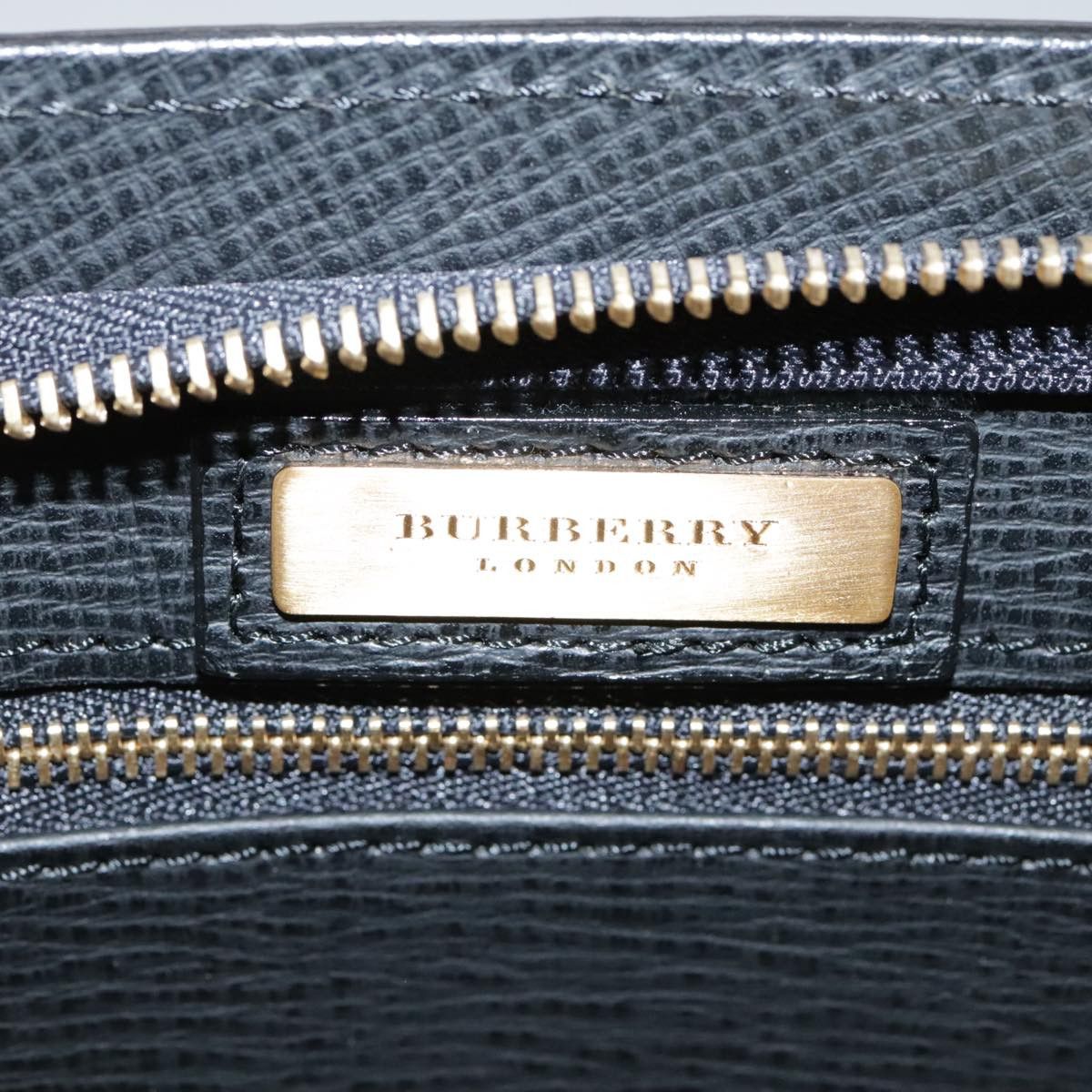 Burberry Black Leather Clutch Bag (Pre-Owned) Size ONE SIZE - 14 Thumbnail