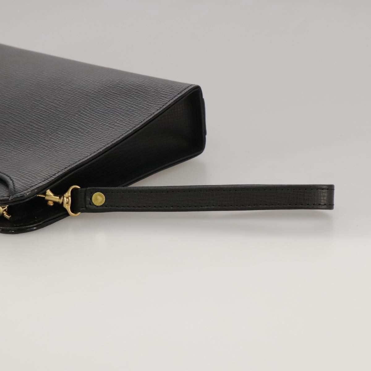 Burberry Black Leather Clutch Bag (Pre-Owned) Size ONE SIZE - 5 Thumbnail