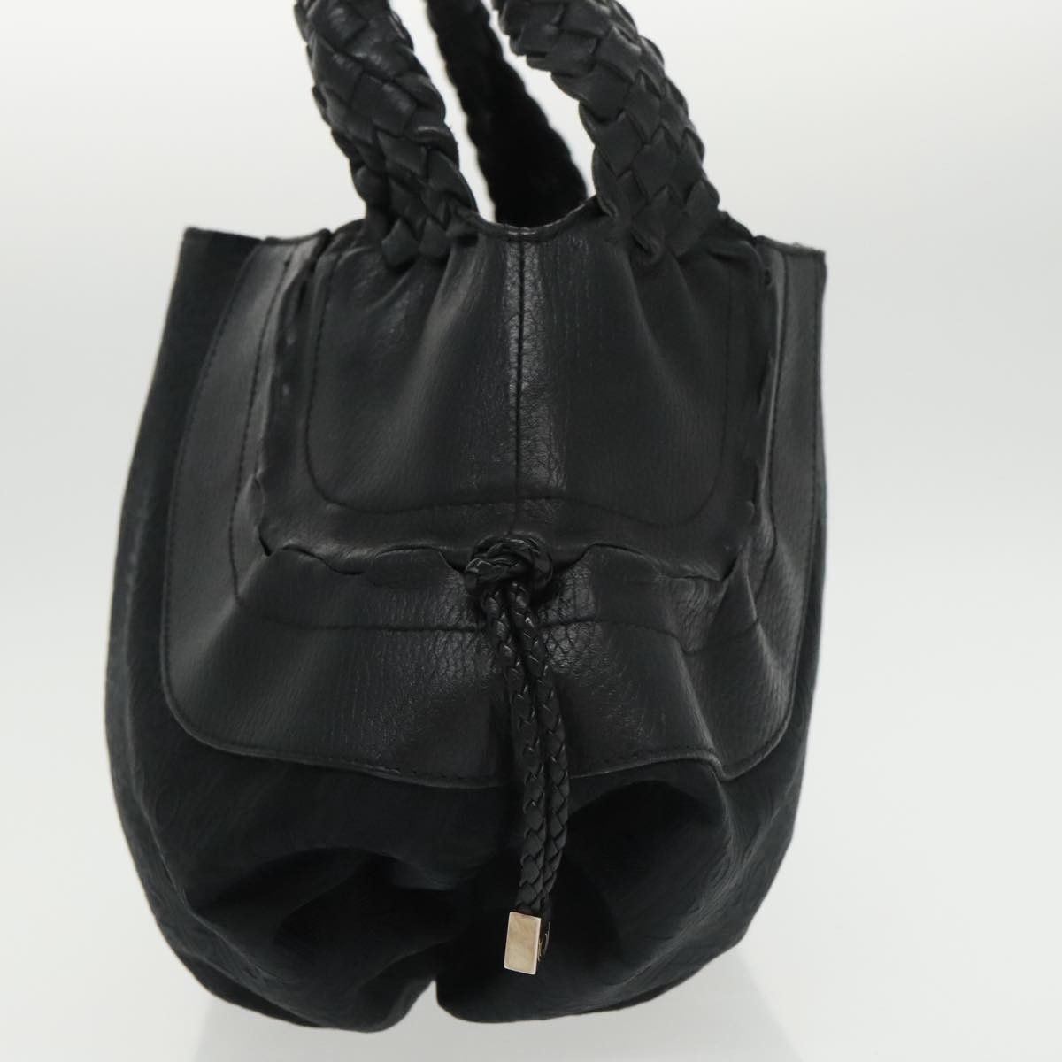 Salvatore Ferragamo Black Canvas Handbag (Pre-Owned) Size ONE SIZE - 3 Thumbnail