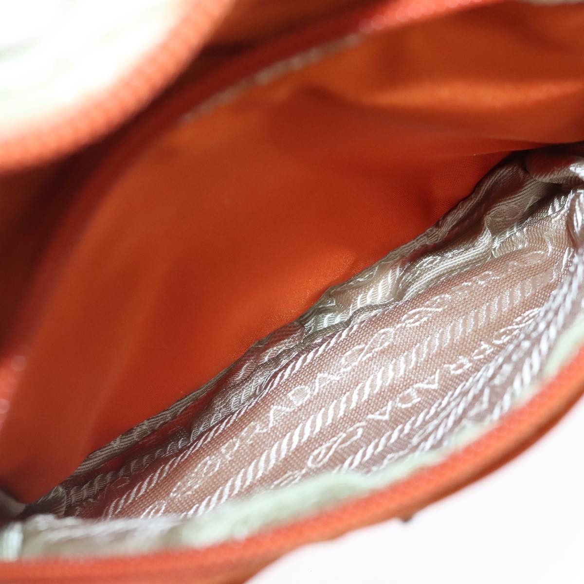 Prada Re-Nylon Orange Synthetic Shoulder Bag (Pre-Owned) Size ONE SIZE - 12 Thumbnail