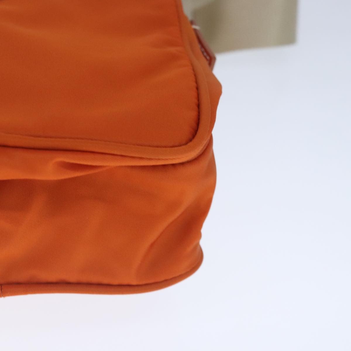 Prada Re-Nylon Orange Synthetic Shoulder Bag (Pre-Owned) Size ONE SIZE - 9 Thumbnail