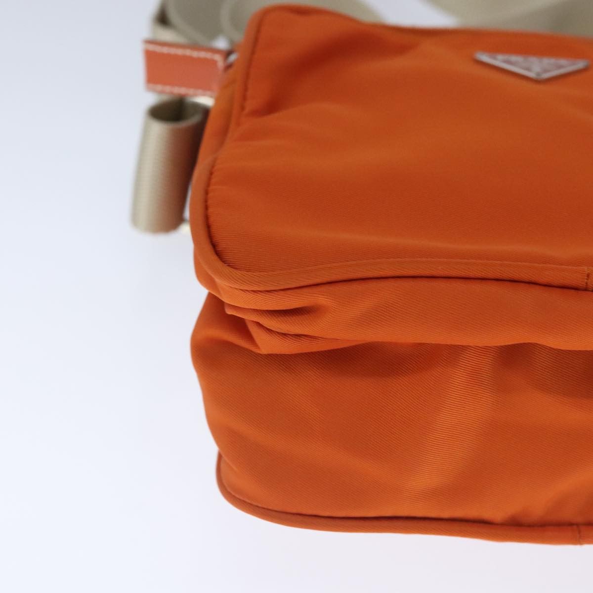 Prada Re-Nylon Orange Synthetic Shoulder Bag (Pre-Owned) Size ONE SIZE - 8 Thumbnail