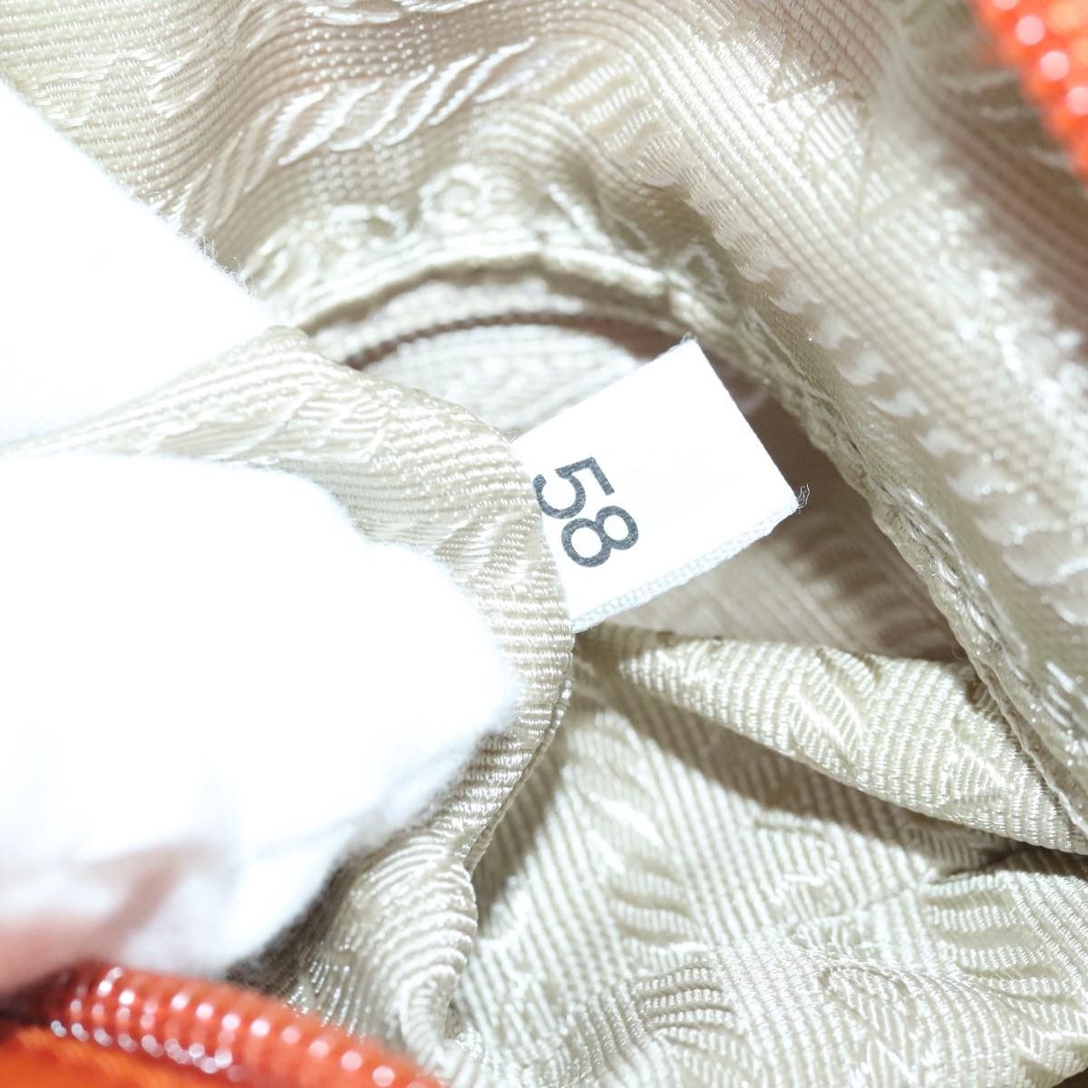 Prada Re-Nylon Orange Synthetic Shoulder Bag (Pre-Owned) Size ONE SIZE - 17 Thumbnail