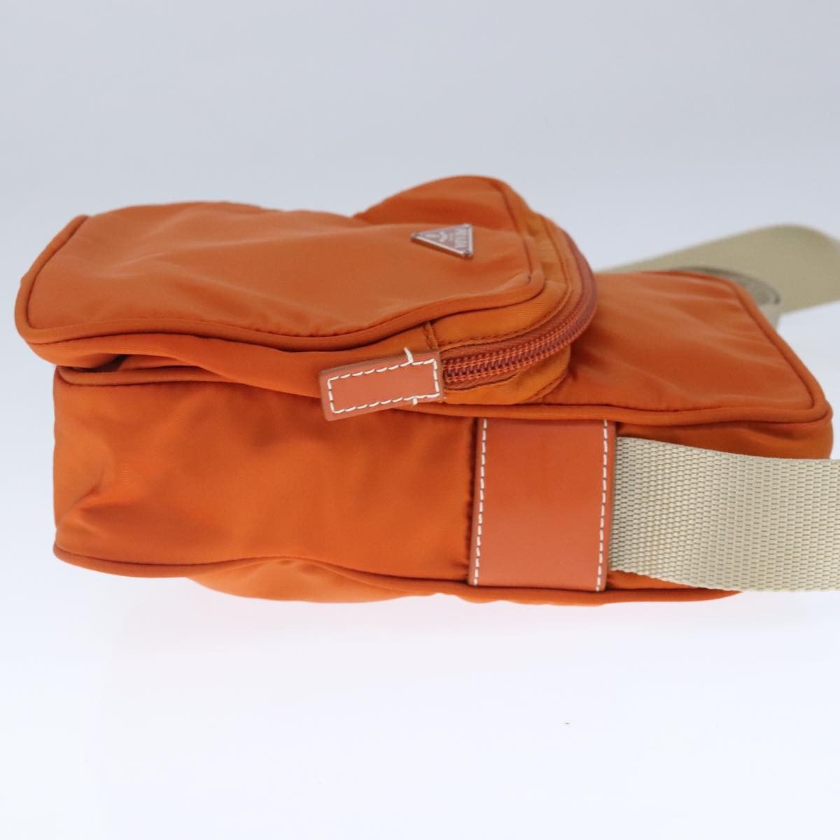 Prada Re-Nylon Orange Synthetic Shoulder Bag (Pre-Owned) Size ONE SIZE - 4 Thumbnail