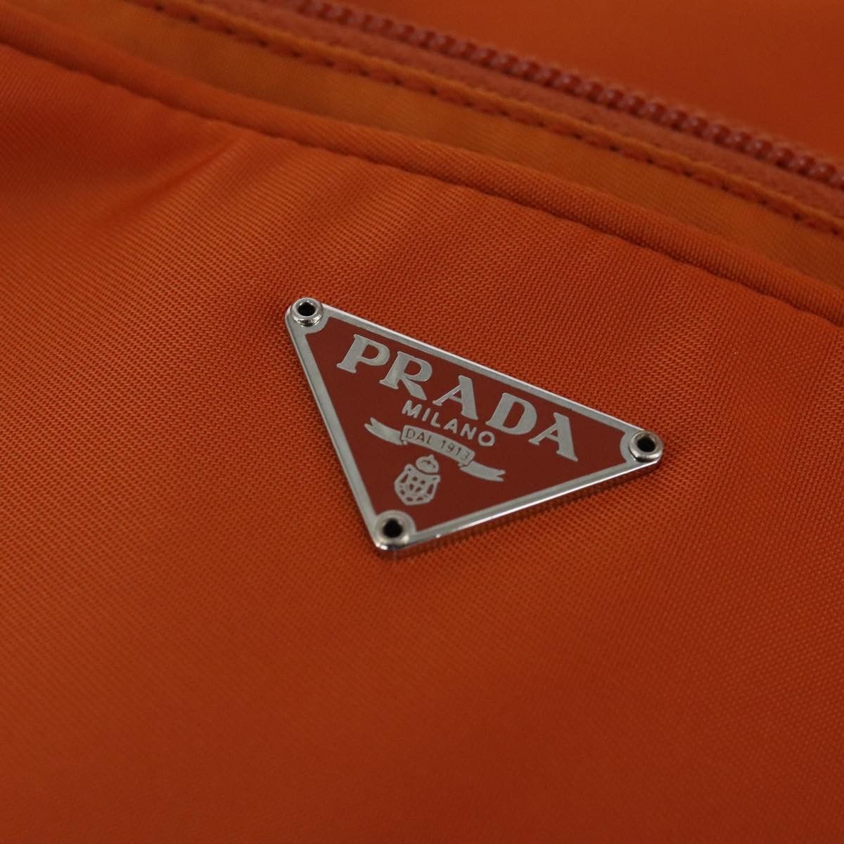 Prada Re-Nylon Orange Synthetic Shoulder Bag (Pre-Owned) Size ONE SIZE - 15 Thumbnail