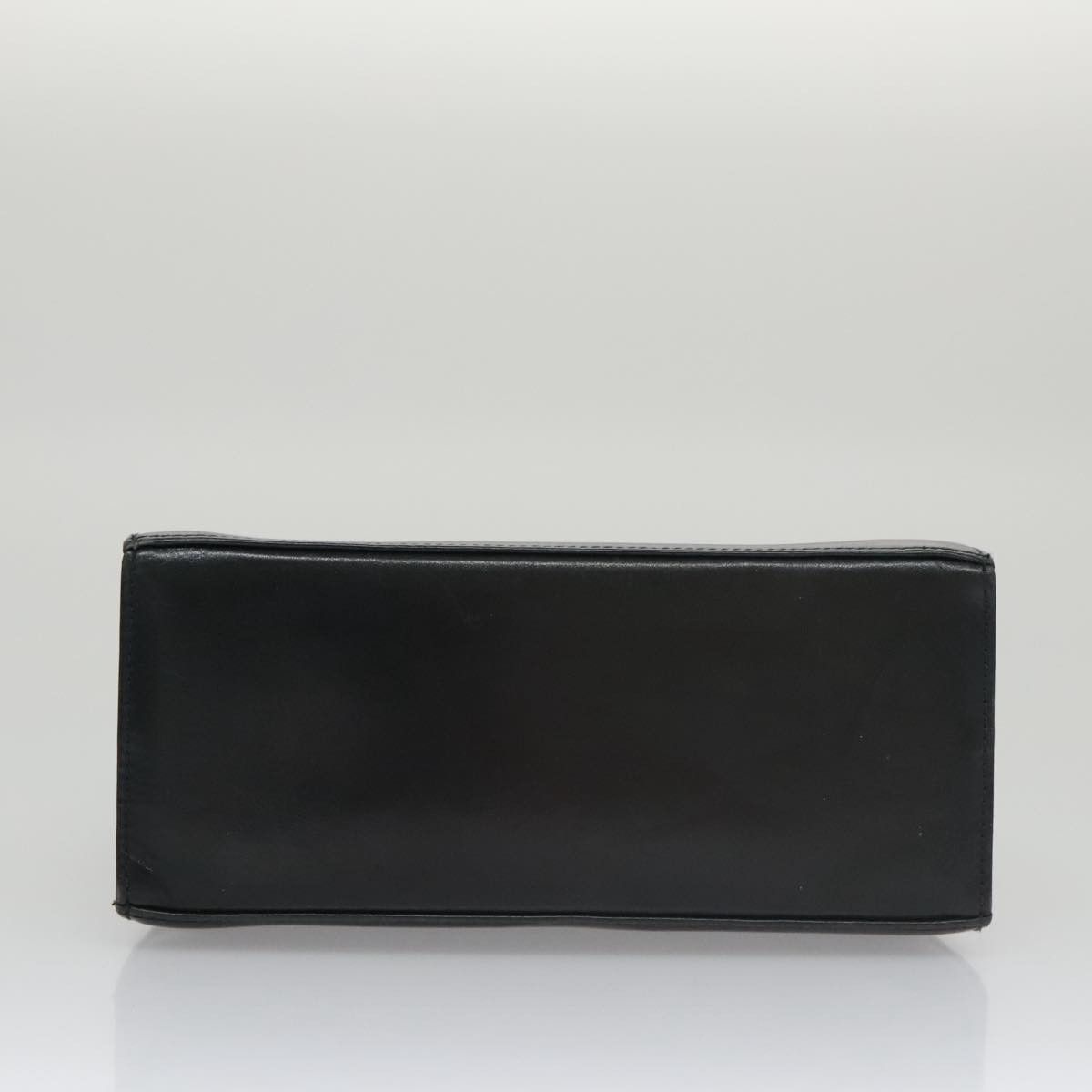 Salvatore Ferragamo Gancini Black Leather Handbag (Pre-Owned) Size ONE SIZE - 5 Thumbnail