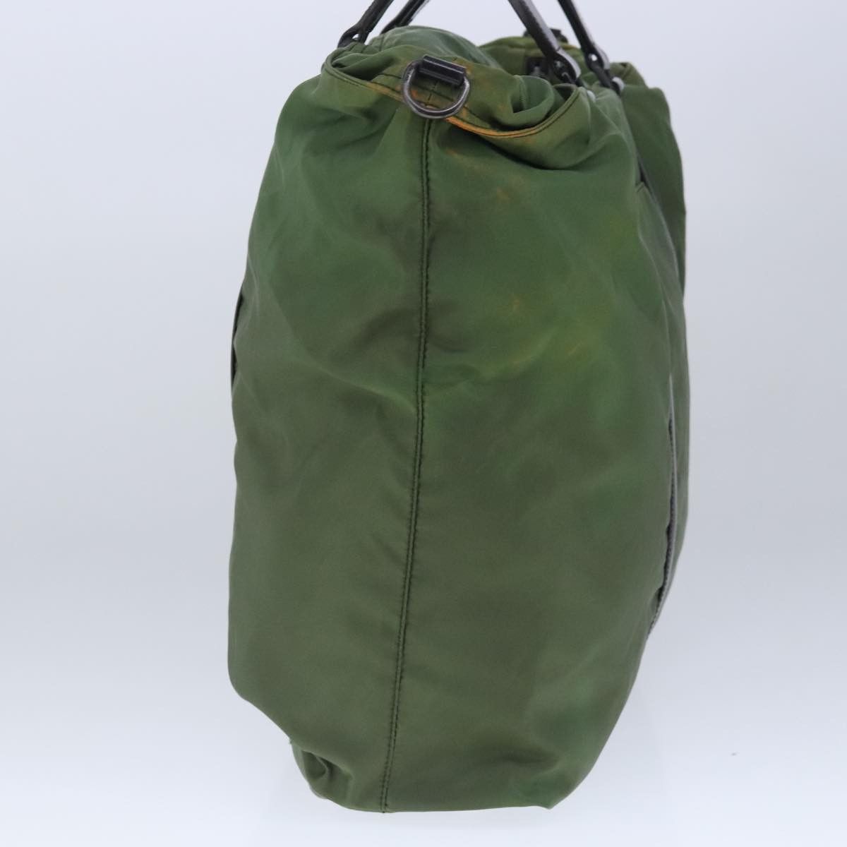 Prada Tessuto Green Synthetic Handbag (Pre-Owned) Size ONE SIZE - 13 Thumbnail