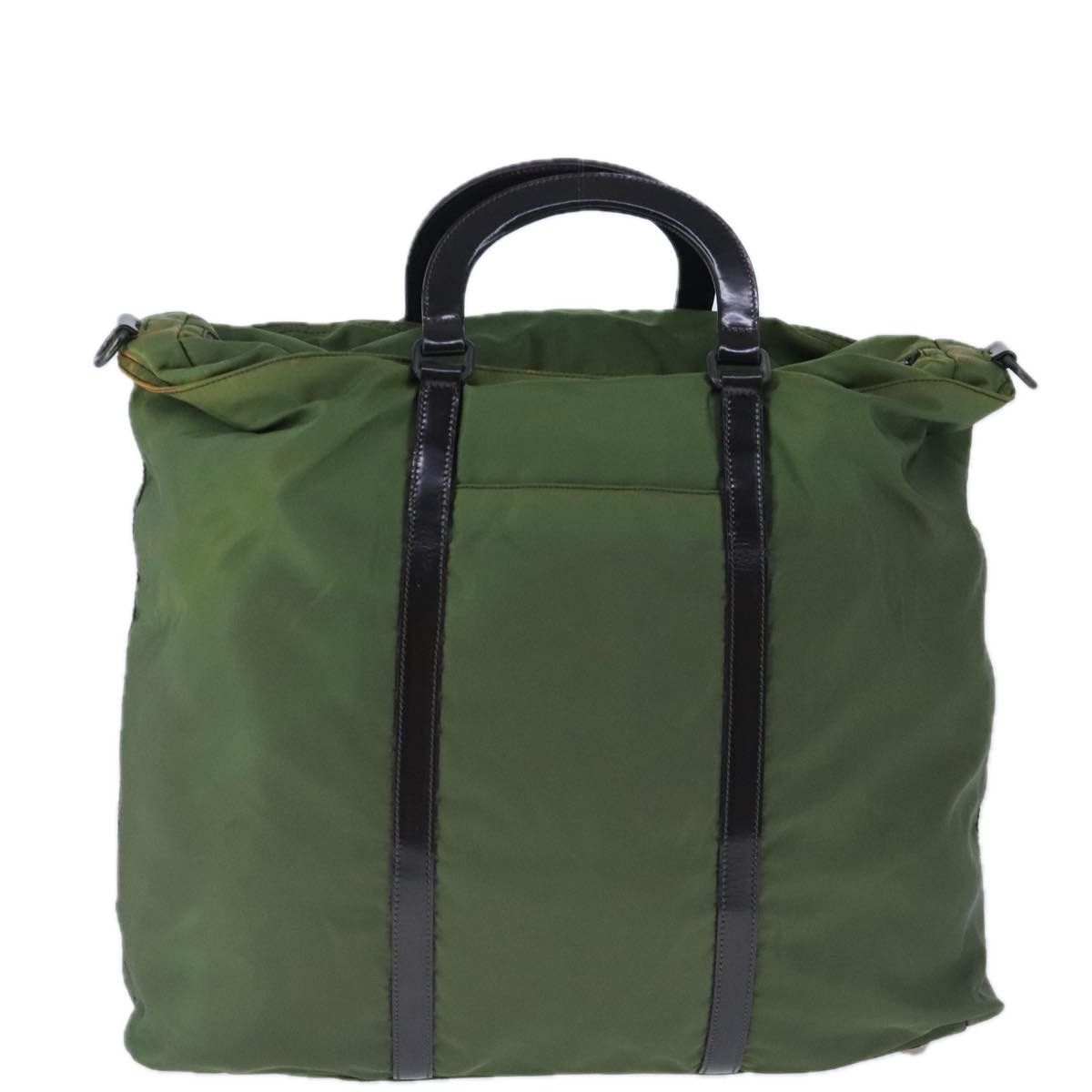 Prada Tessuto Green Synthetic Handbag (Pre-Owned) Size ONE SIZE - 2 Thumbnail