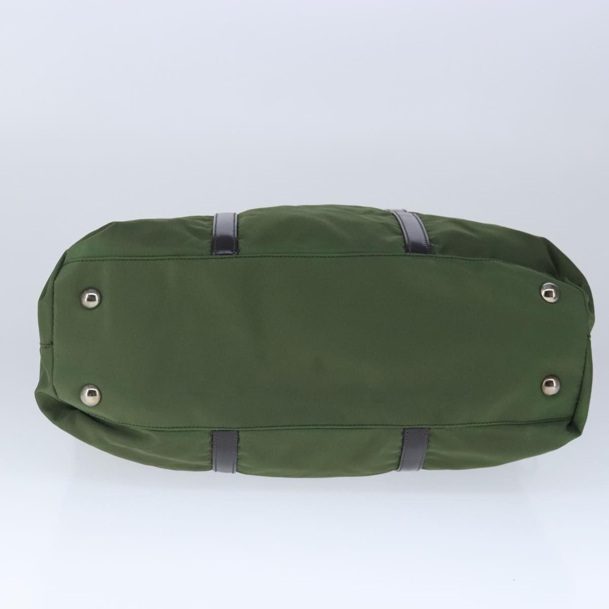 Prada Tessuto Green Synthetic Handbag (Pre-Owned) Size ONE SIZE - 5 Thumbnail