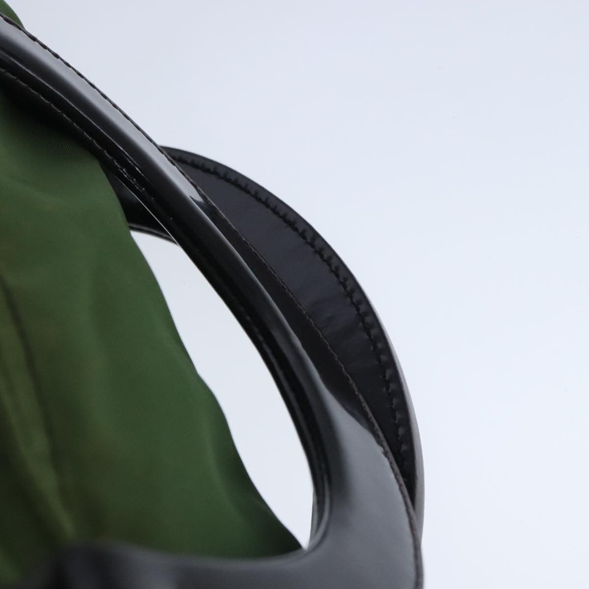 Prada Tessuto Green Synthetic Handbag (Pre-Owned) Size ONE SIZE - 14 Thumbnail
