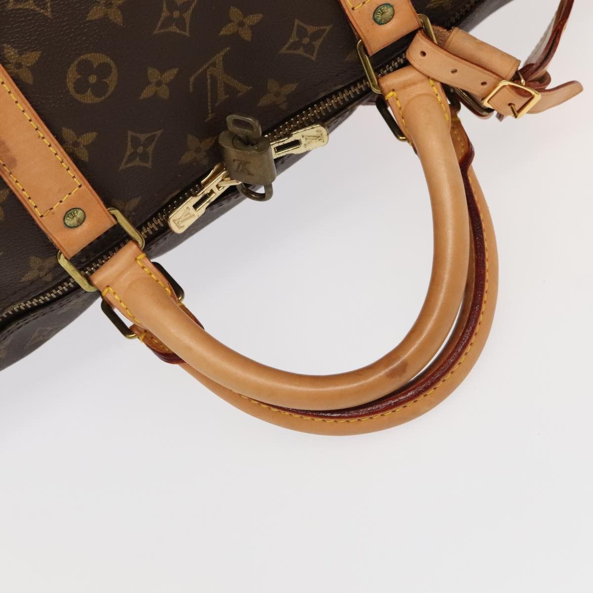 Louis Vuitton Keepall 60 Brown Canvas Travel Bag (Pre-Owned) Size ONE SIZE - 5 Thumbnail
