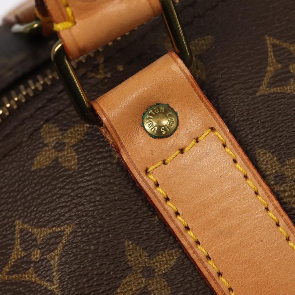 Louis Vuitton Keepall 60 Brown Canvas Travel Bag (Pre-Owned) Size ONE SIZE - 12 Thumbnail