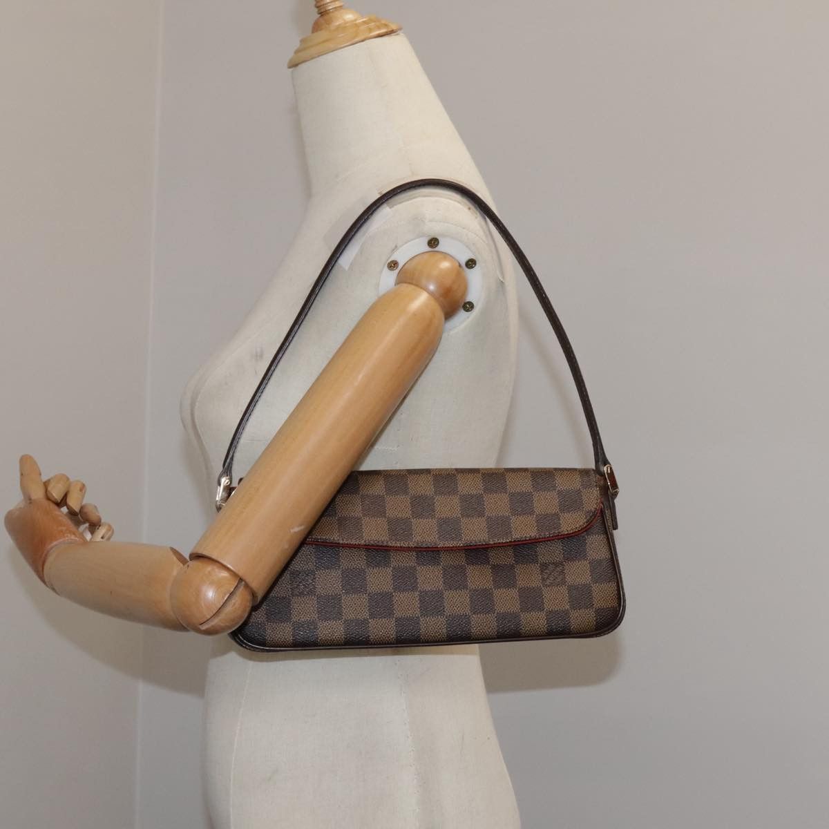 Louis Vuitton Recoleta Brown Canvas Shoulder Bag (Pre-Owned) Size ONE SIZE - 12 Thumbnail
