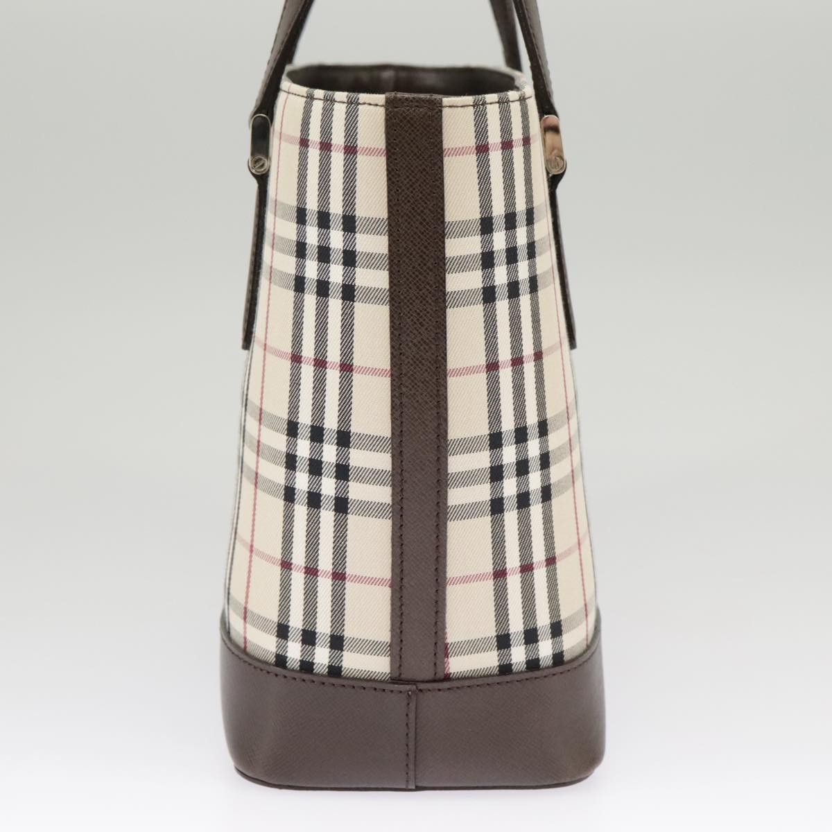 Burberry Nova Check Beige Canvas Handbag (Pre-Owned) Size ONE SIZE - 13 Thumbnail
