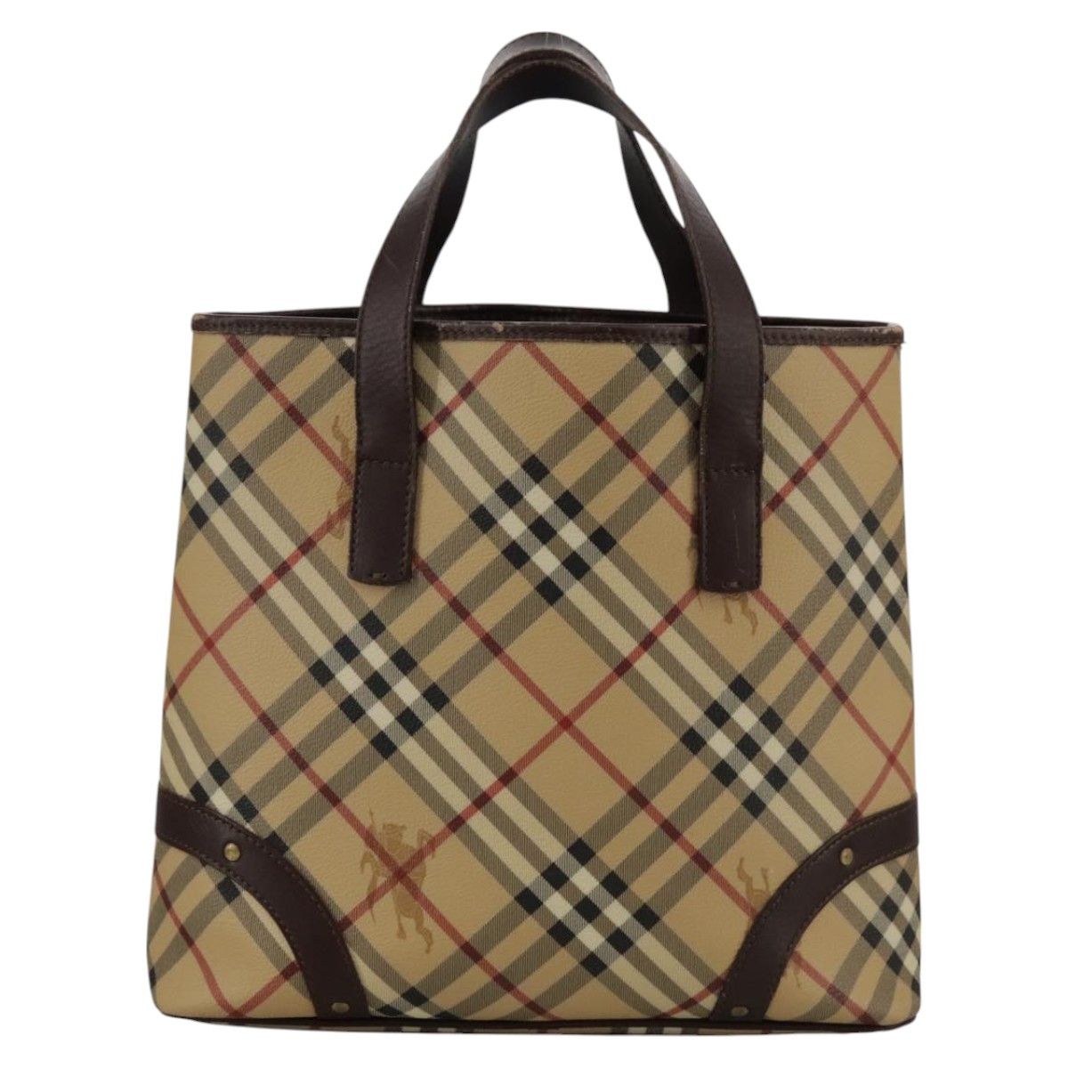 Burberry Nova Check Beige Canvas Handbag (Pre-Owned) Size ONE SIZE - 2 Thumbnail