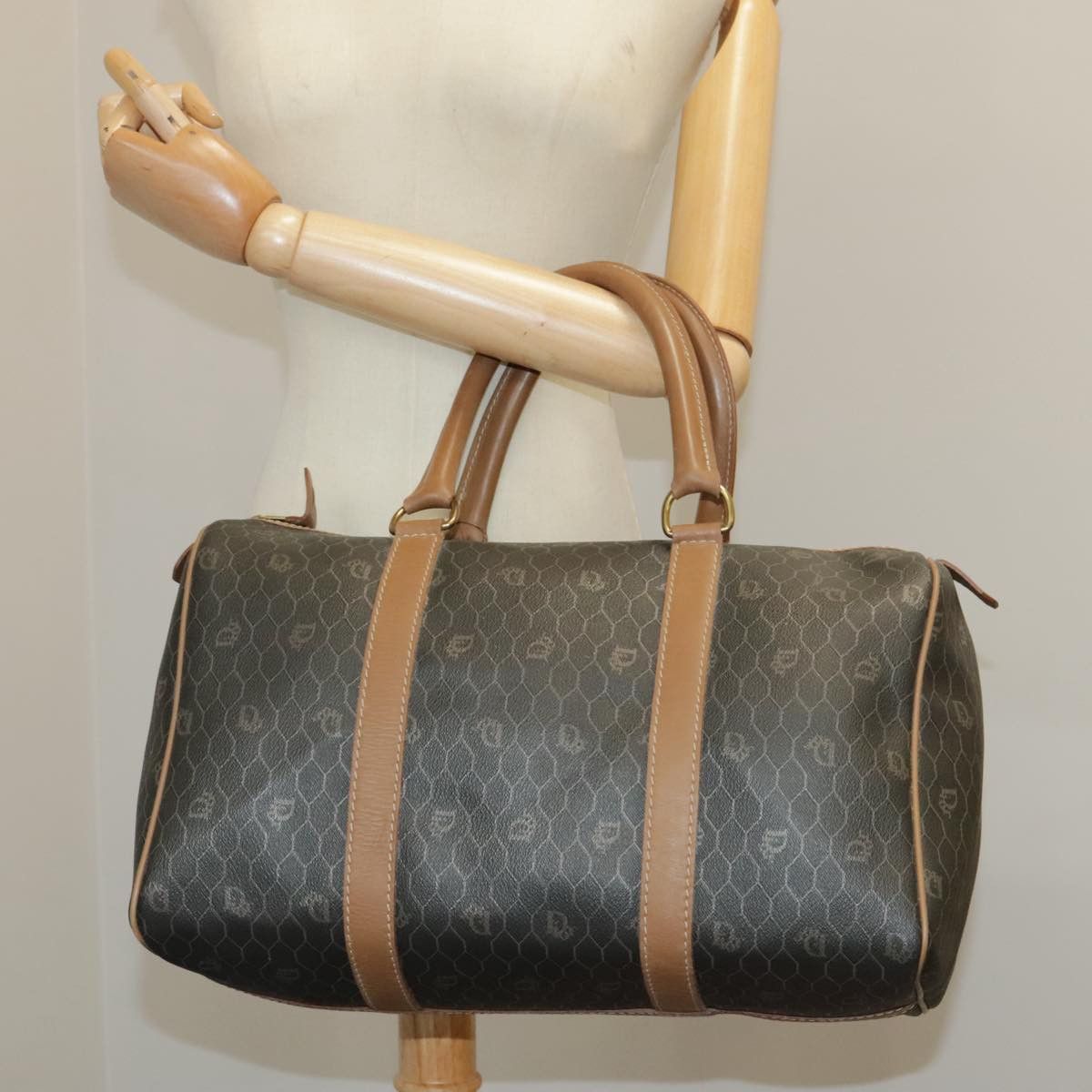 Dior Honeycomb Black Canvas Travel Bag (Pre-Owned) Size ONE SIZE - 15 Thumbnail