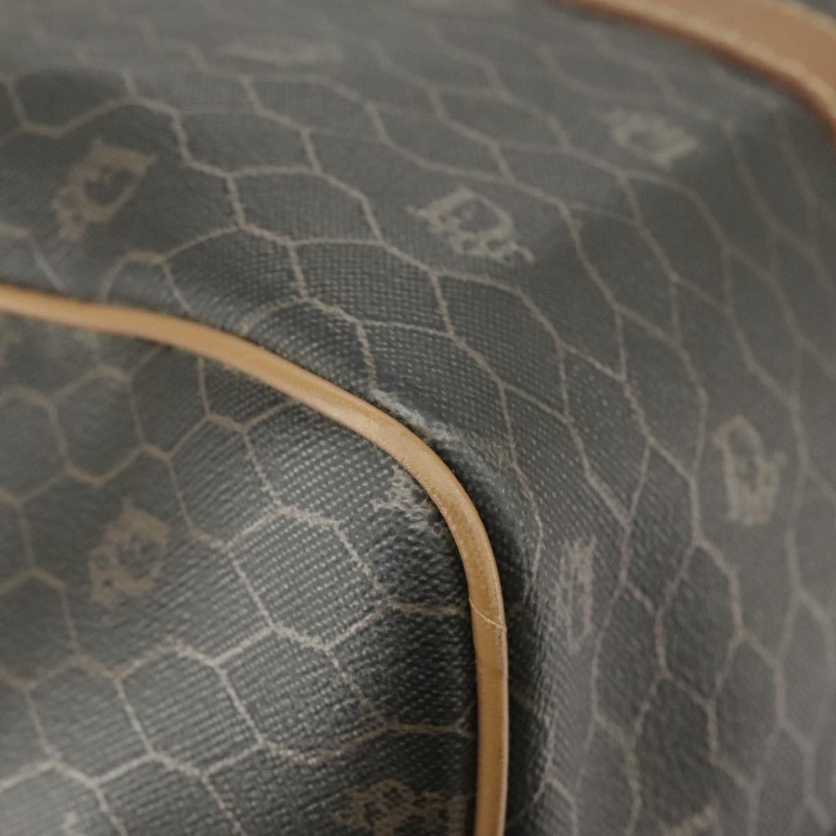 Dior Honeycomb Black Canvas Travel Bag (Pre-Owned) Size ONE SIZE - 9 Thumbnail