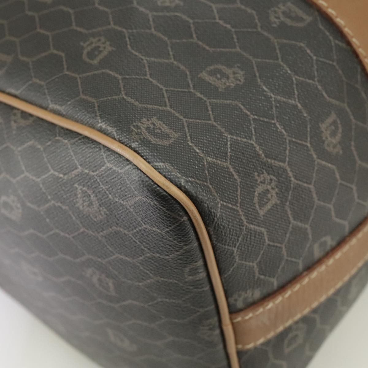 Dior Honeycomb Black Canvas Travel Bag (Pre-Owned) Size ONE SIZE - 7 Thumbnail